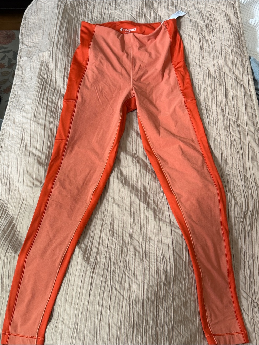 cotopaxi Two-Tone Orange Youth Leggings
